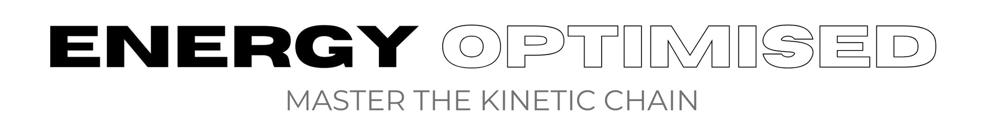 Energy optimised text with motivational message on a white background