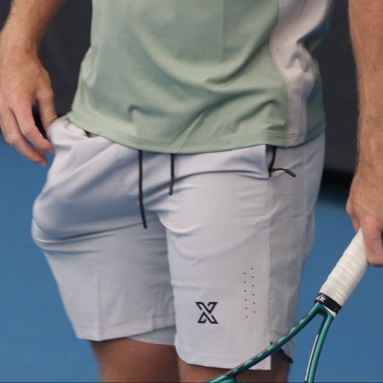 Green Performance Shirt + Grey Shorts (complete kit)